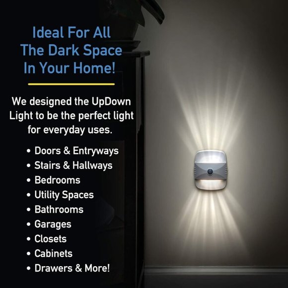 Sensor Brite Up Down Wireless Motion Sensing LED Night Light - Picture 6 of 6